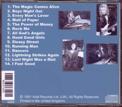 Savatage back cover