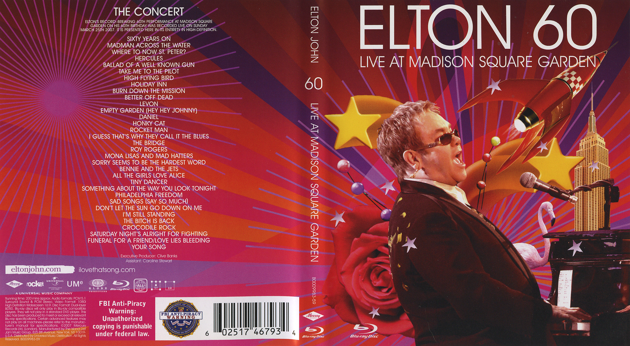Elton John: Live At Madison Square Garden (Blu-Ray) - CD Sniper Reference Collection ...